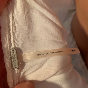 Off the shoulder white top